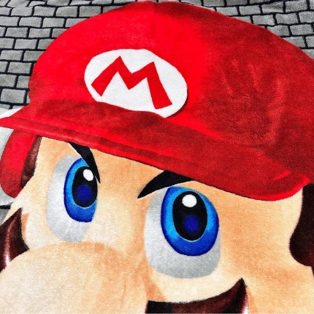 Nintendo Super Mario Throw fleece Blanket - Picture 4 of 7